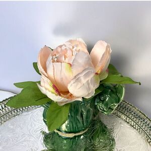 Shawnee Pottery green ceramic bunny rabbit planter vintage SO sweet